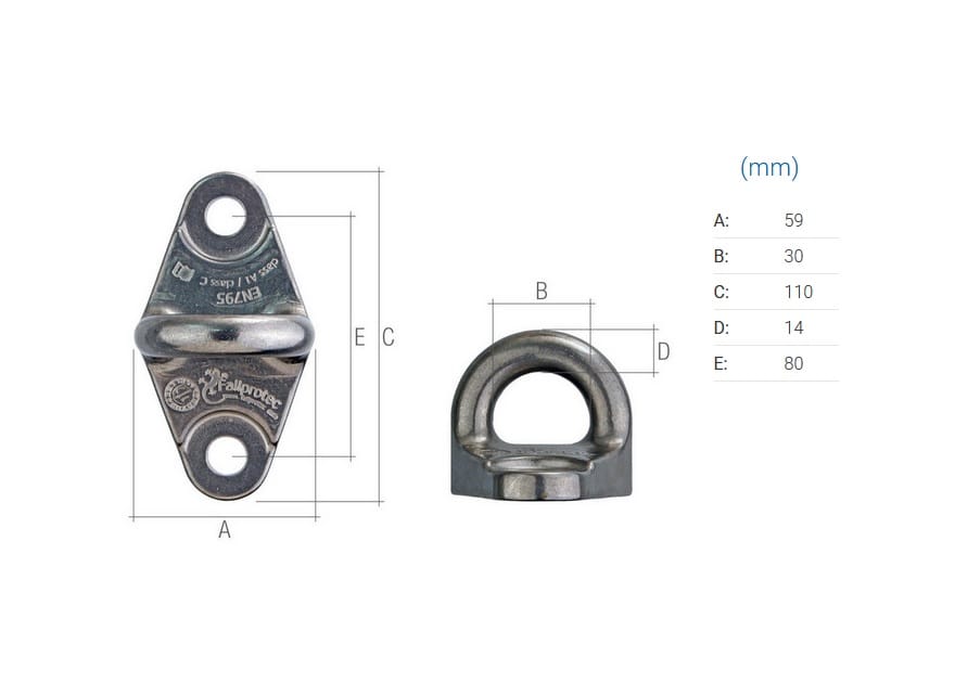 ANCLAJE FALLPROTEC LDV057 - Imagen 2